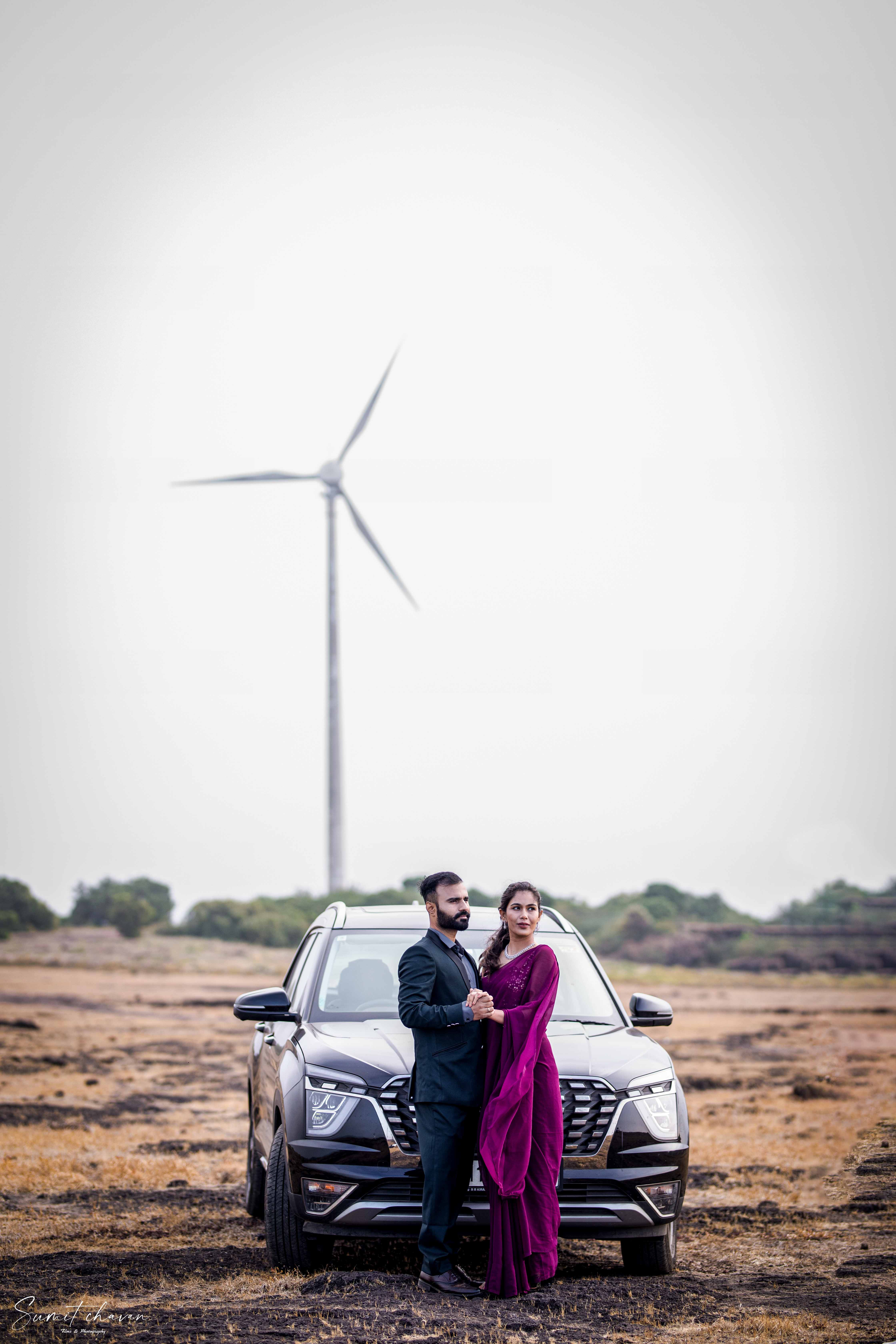 Akshay and Neha pre-wedding collection Satara - romantic portraits