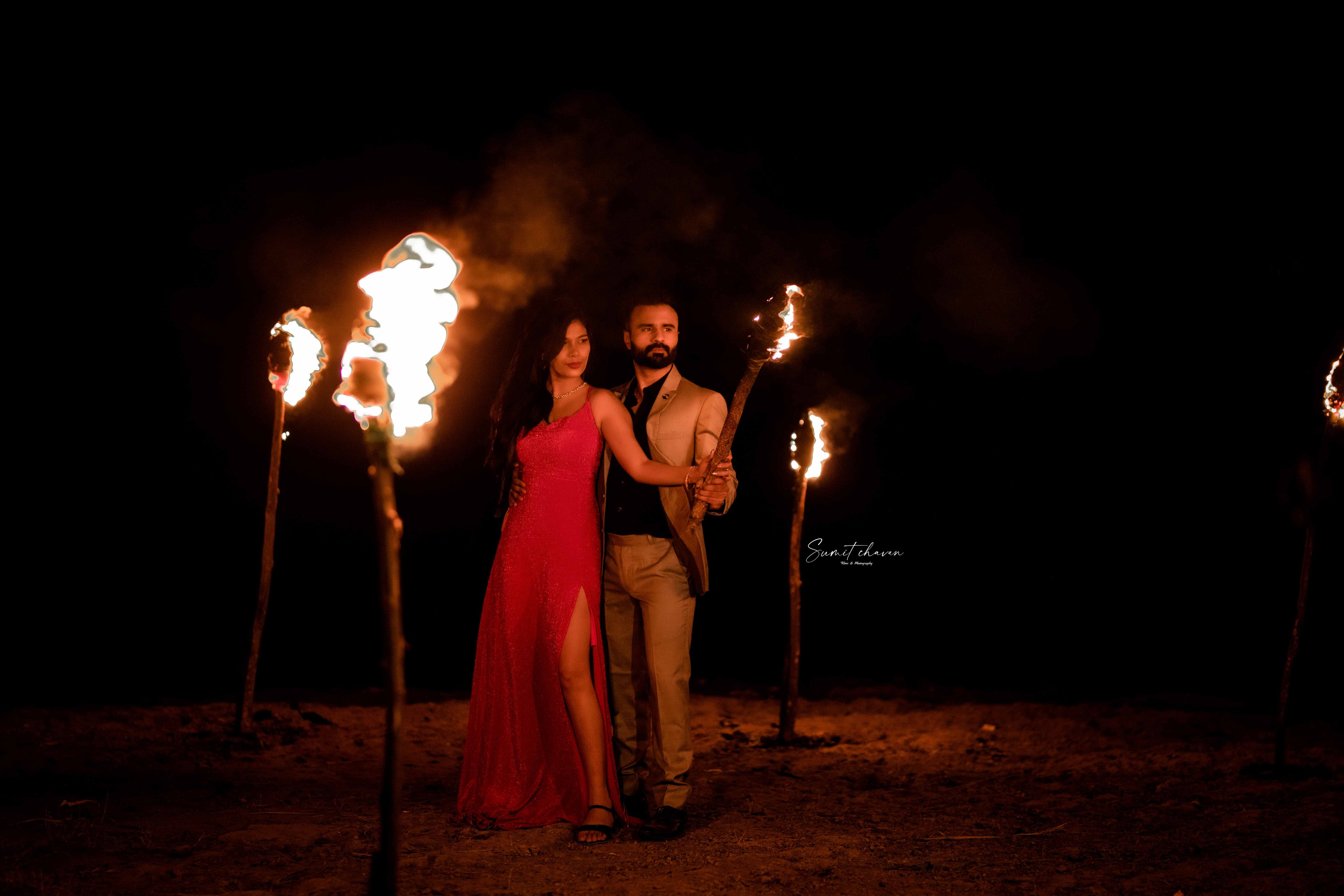 Akshay and Neha pre-wedding collection Satara - stunning couple session