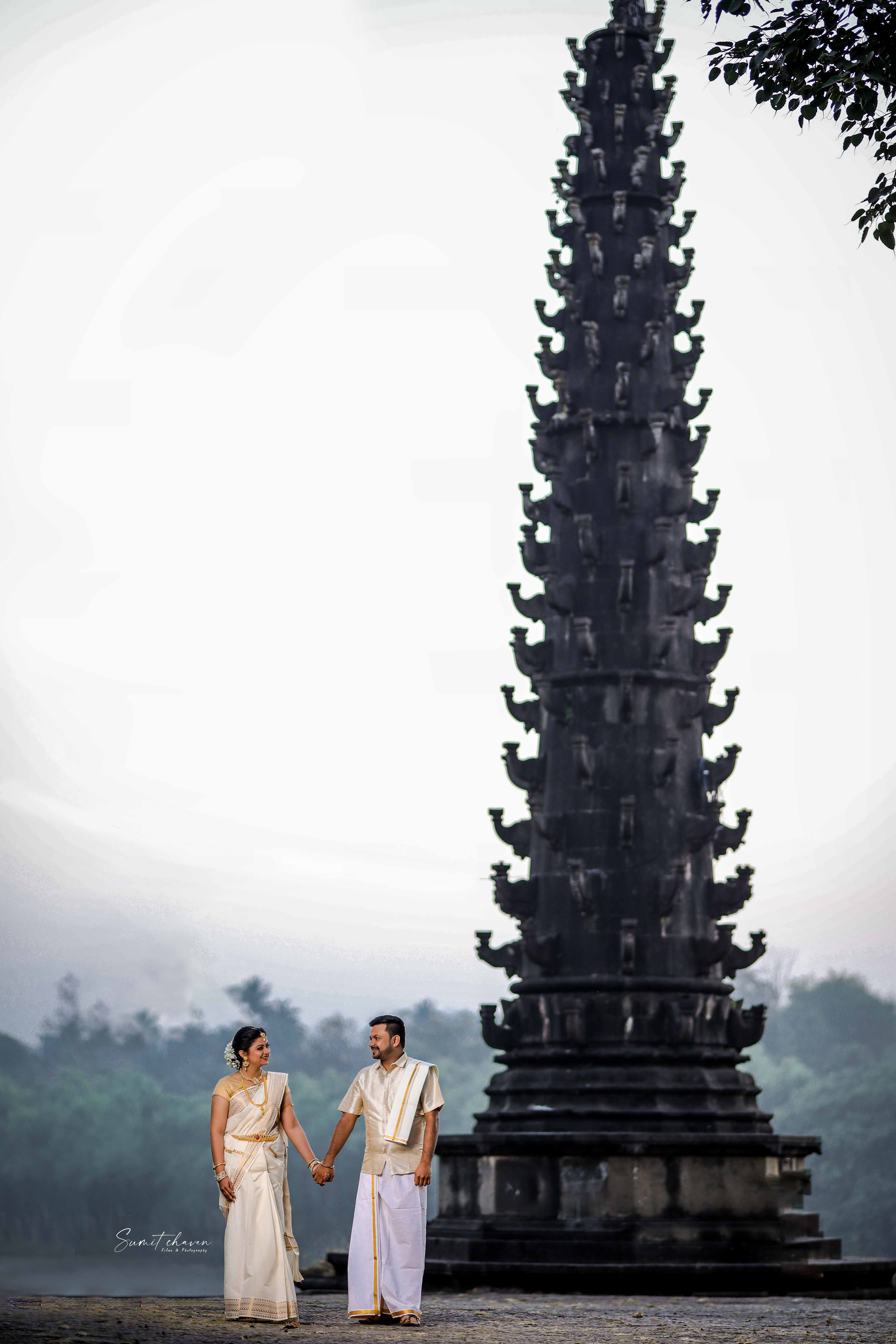 Sangam and Mahuli elegant pre-wedding photography Satara - couple moments