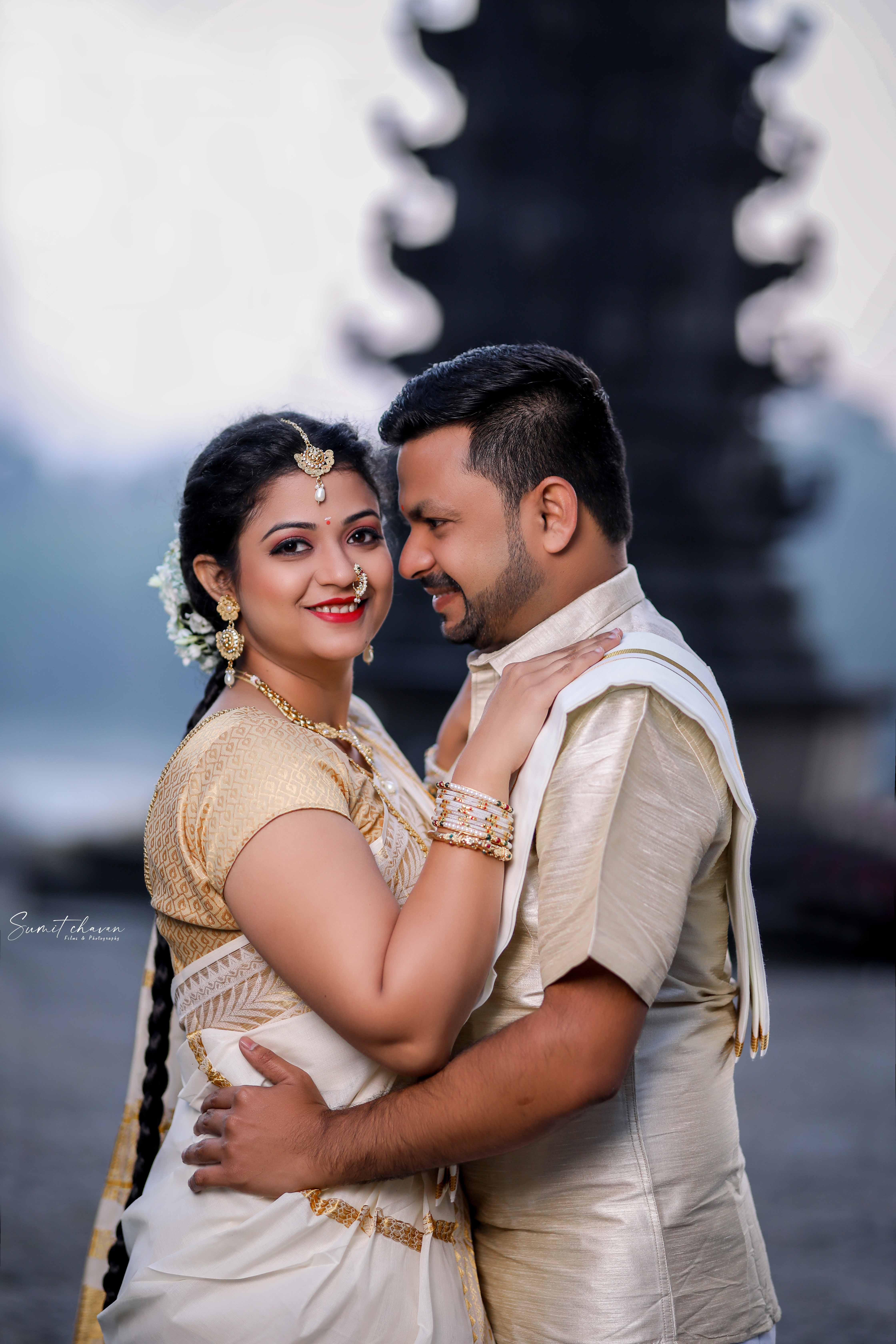 Sangam Mahuli elegant pre-wedding photography Satara - stunning moments