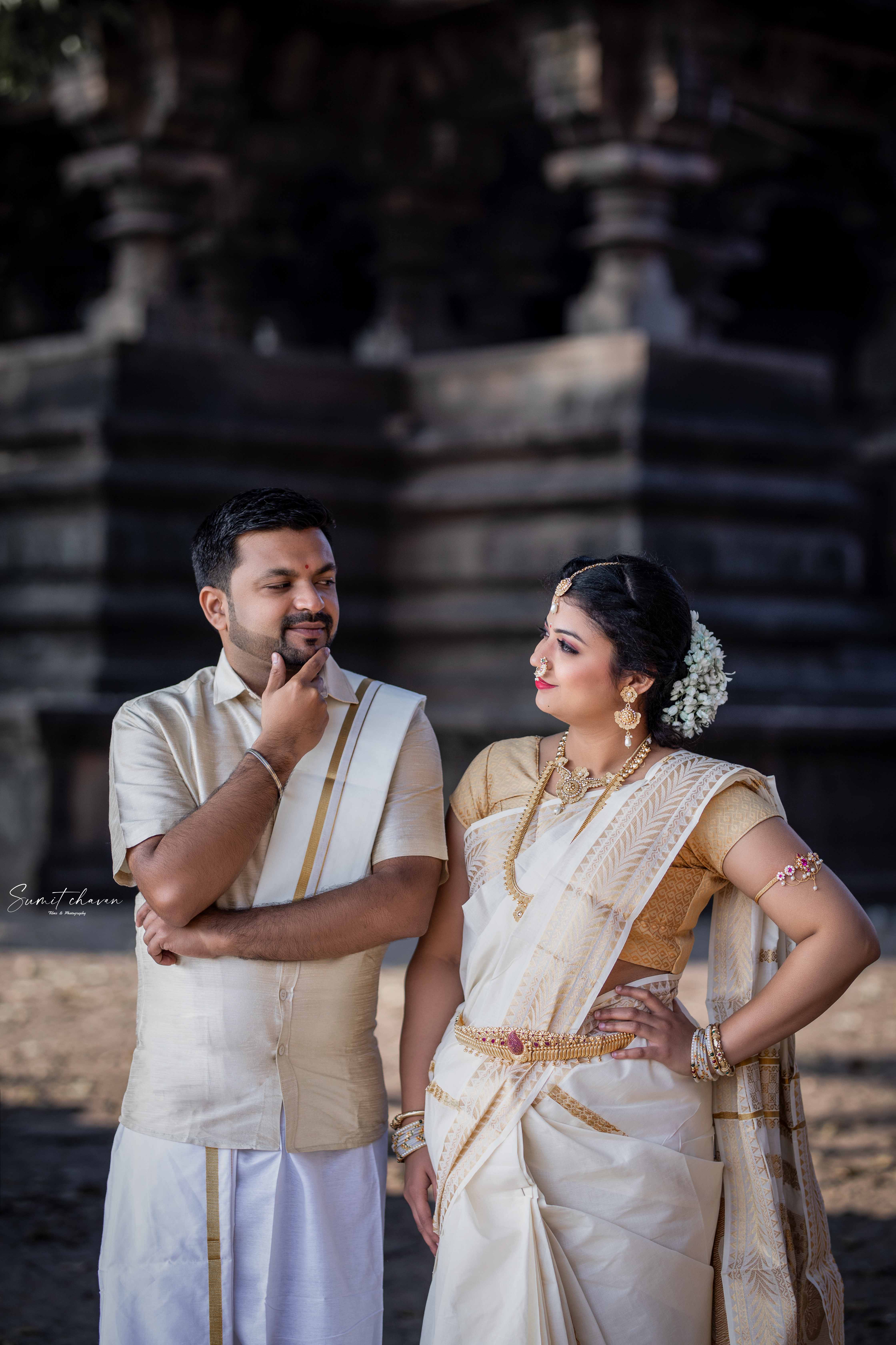 Sangam and Mahuli pre-wedding collection Satara - stunning moments