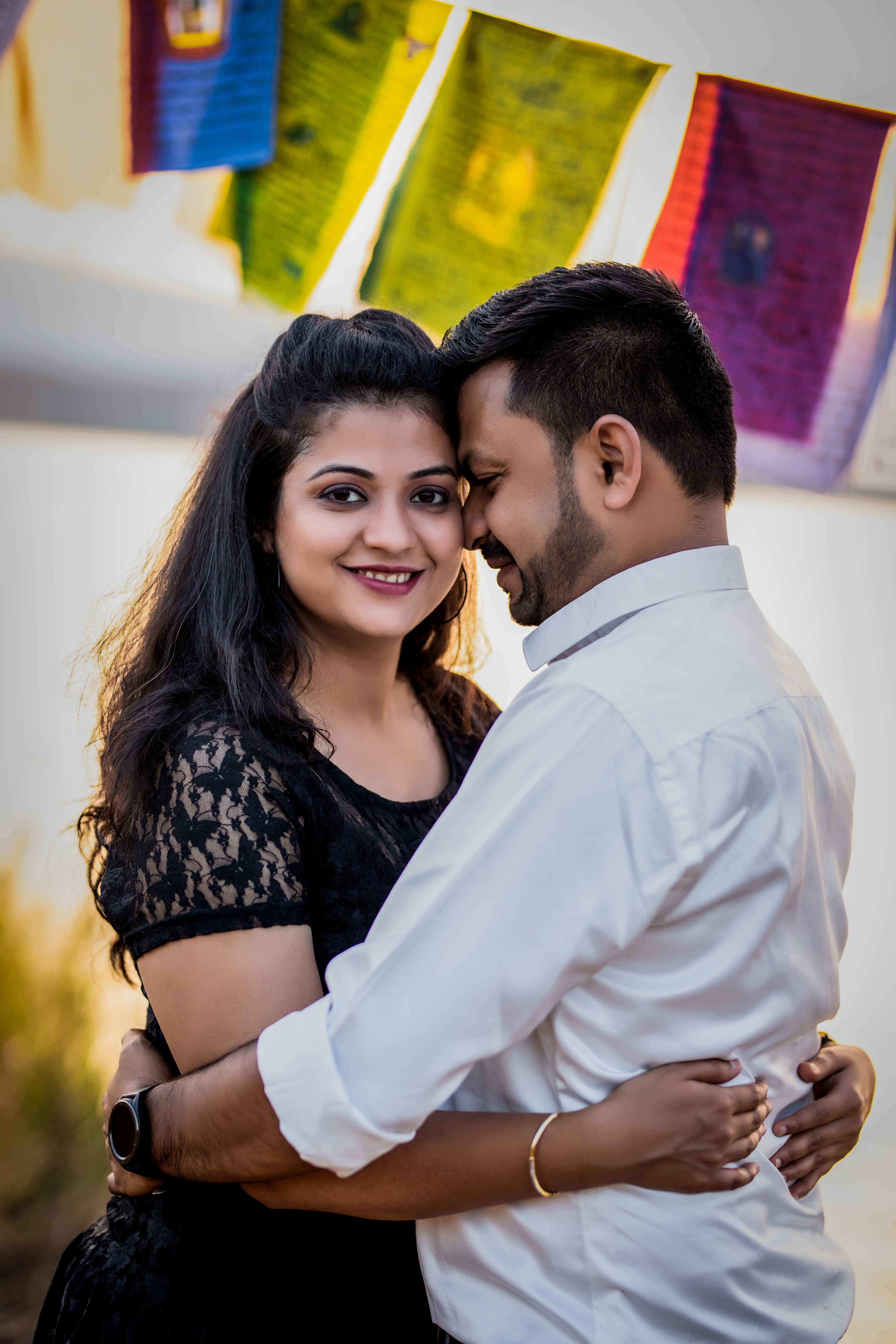 Sangam Mahuli pre-wedding shoot Satara - elegant couple photography