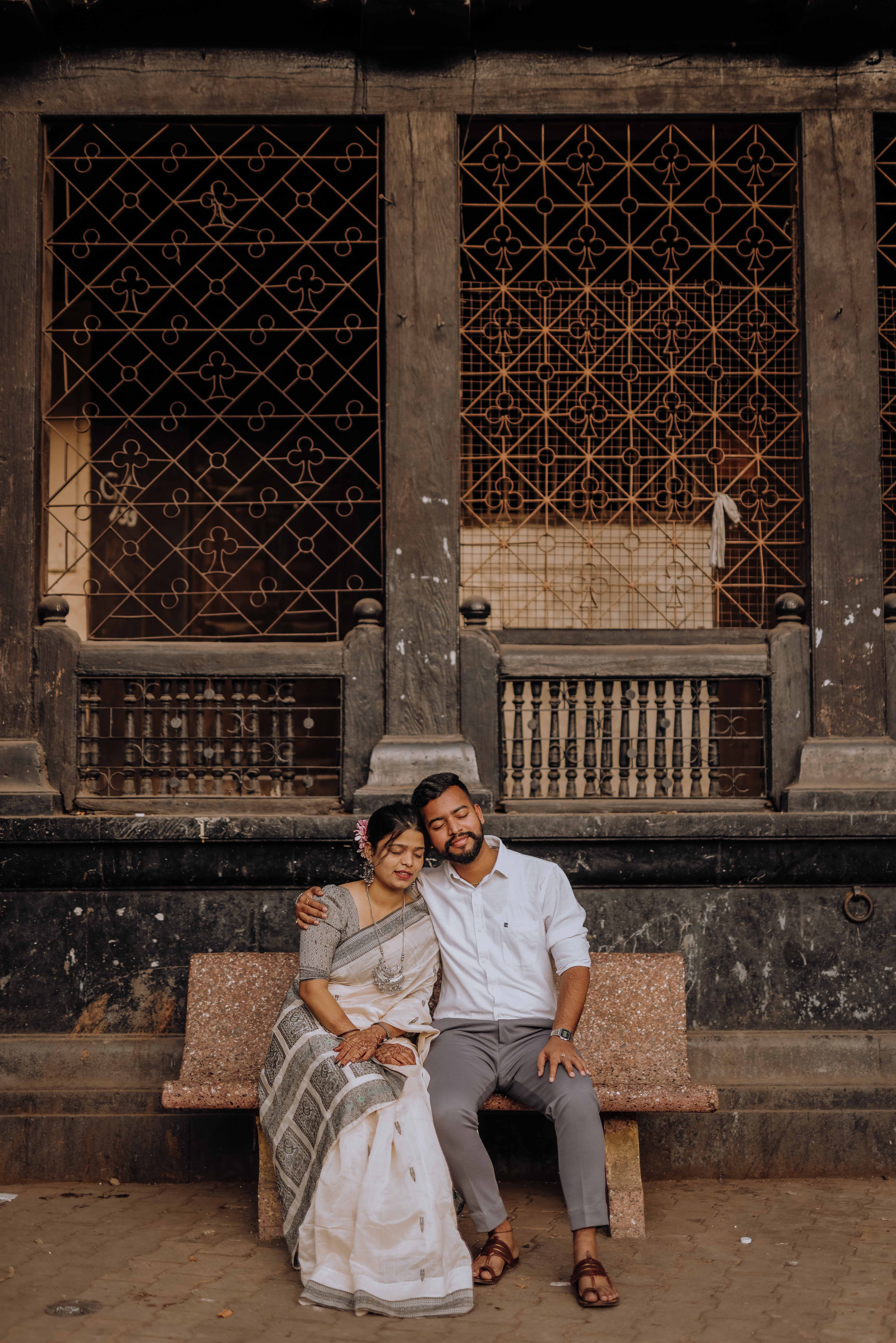 Ashutosh and Neha pre-wedding collection Rajwada Satara - stunning couple portraits