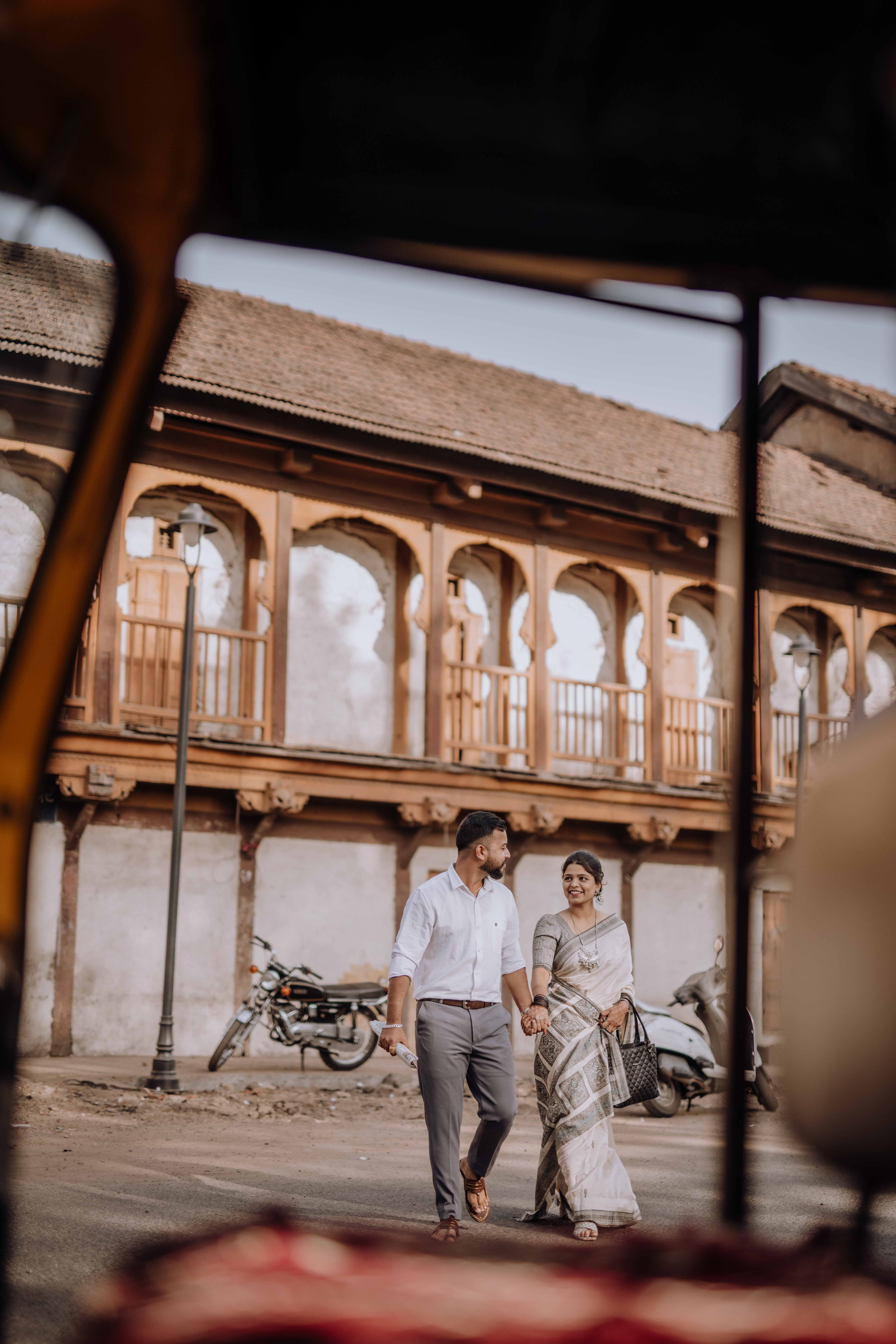Ashutosh Neha pre-wedding collection Rajwada Satara - stunning couple photography