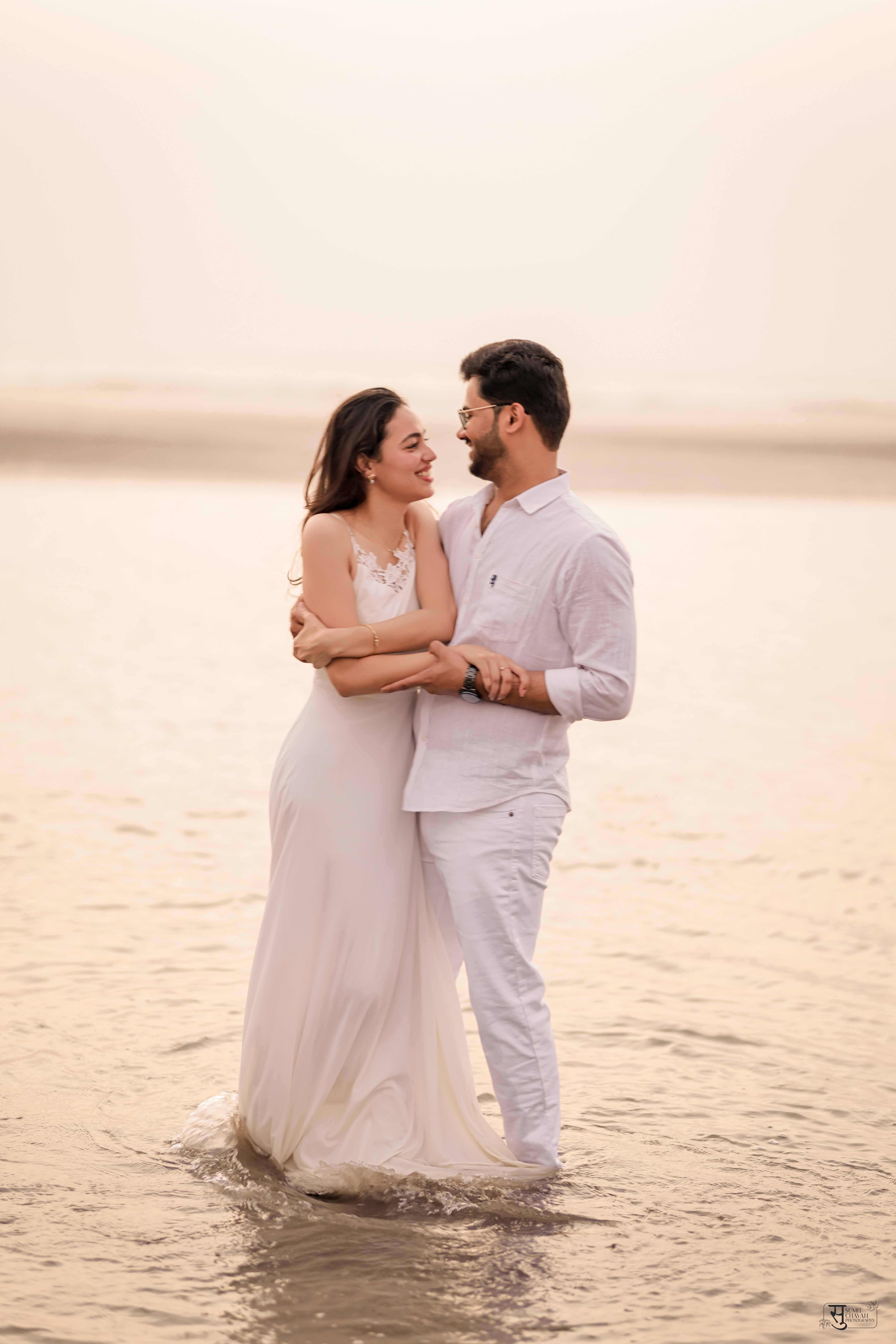 Pravan Meghna pre-wedding collection Alibagh - artistic portraits