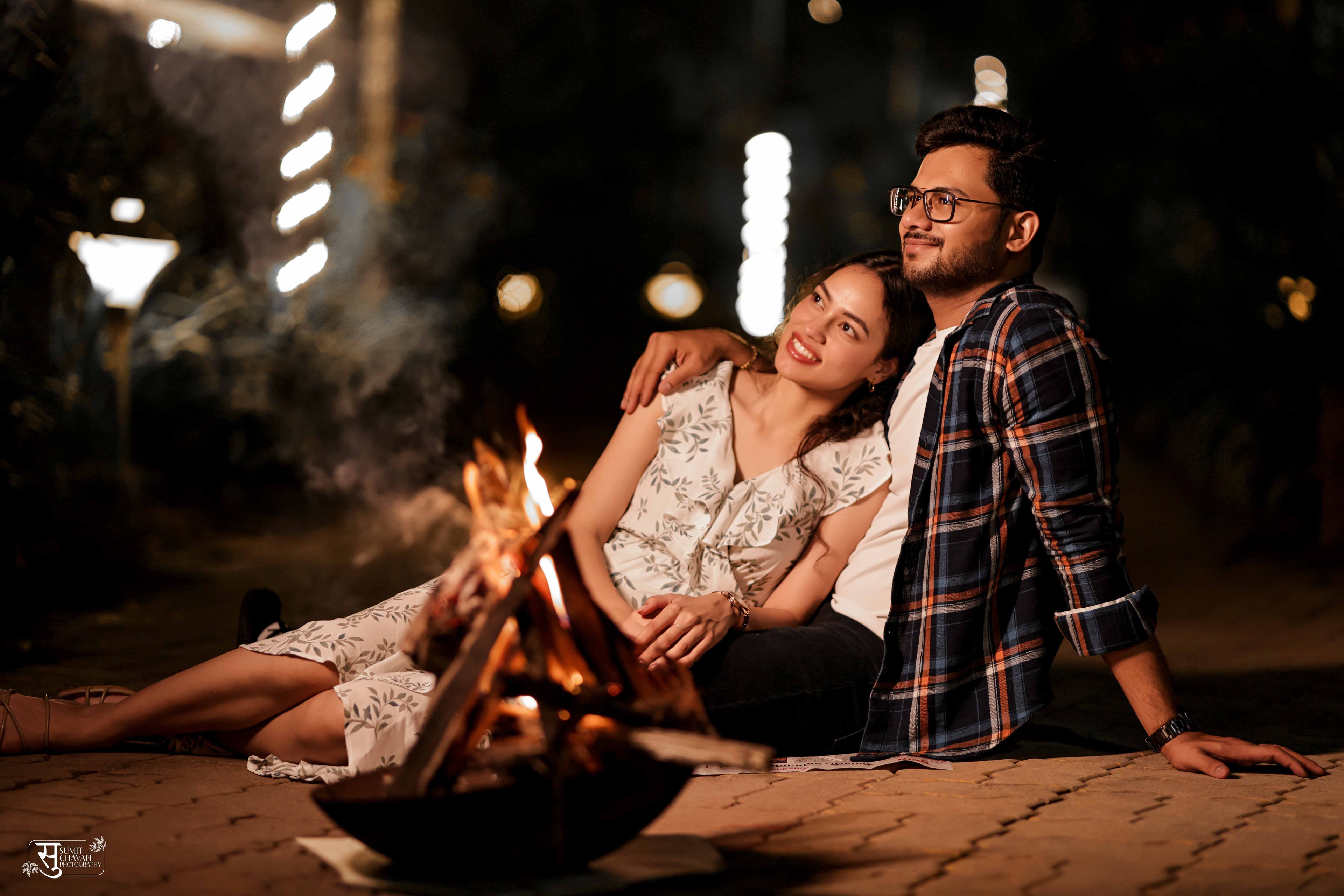 Pravan and Meghna pre-wedding shoot Alibagh - stunning couple portraits