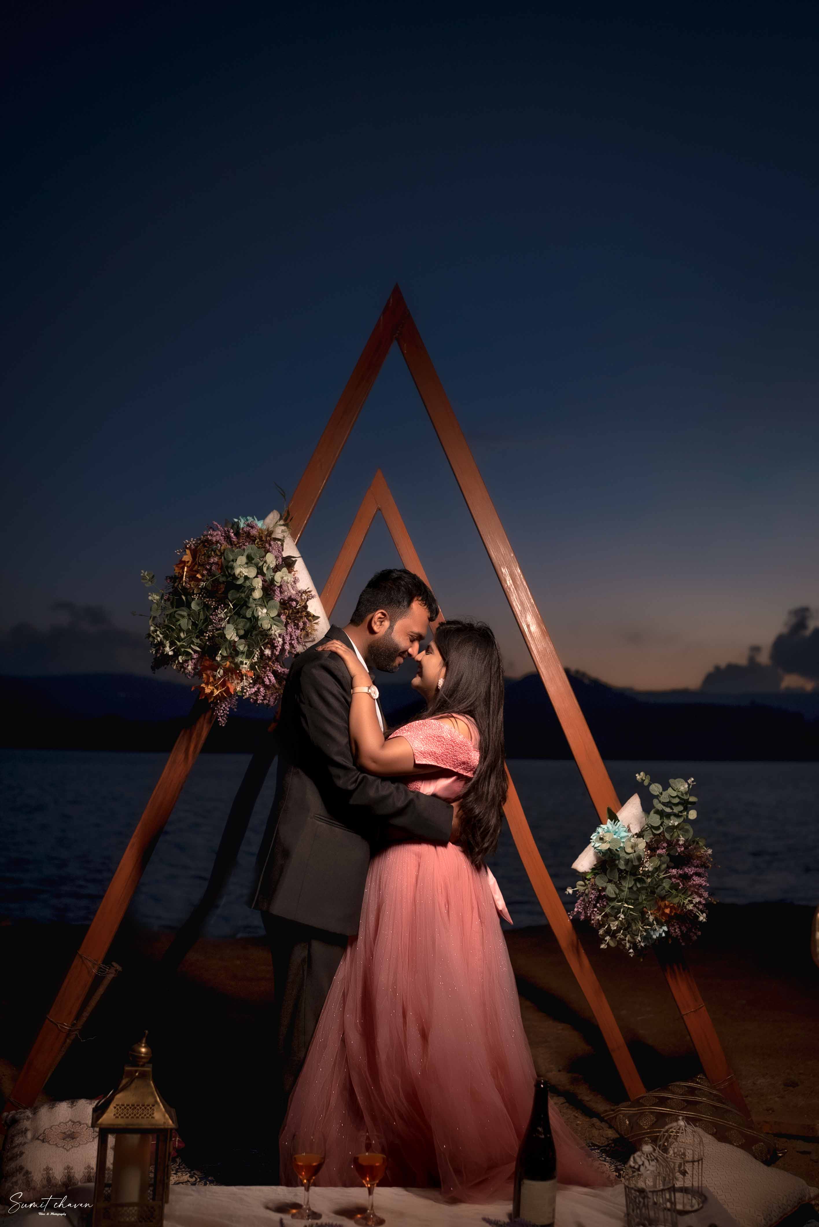 pre-wedding stunning backdrop - pre-wedding photography portfolio