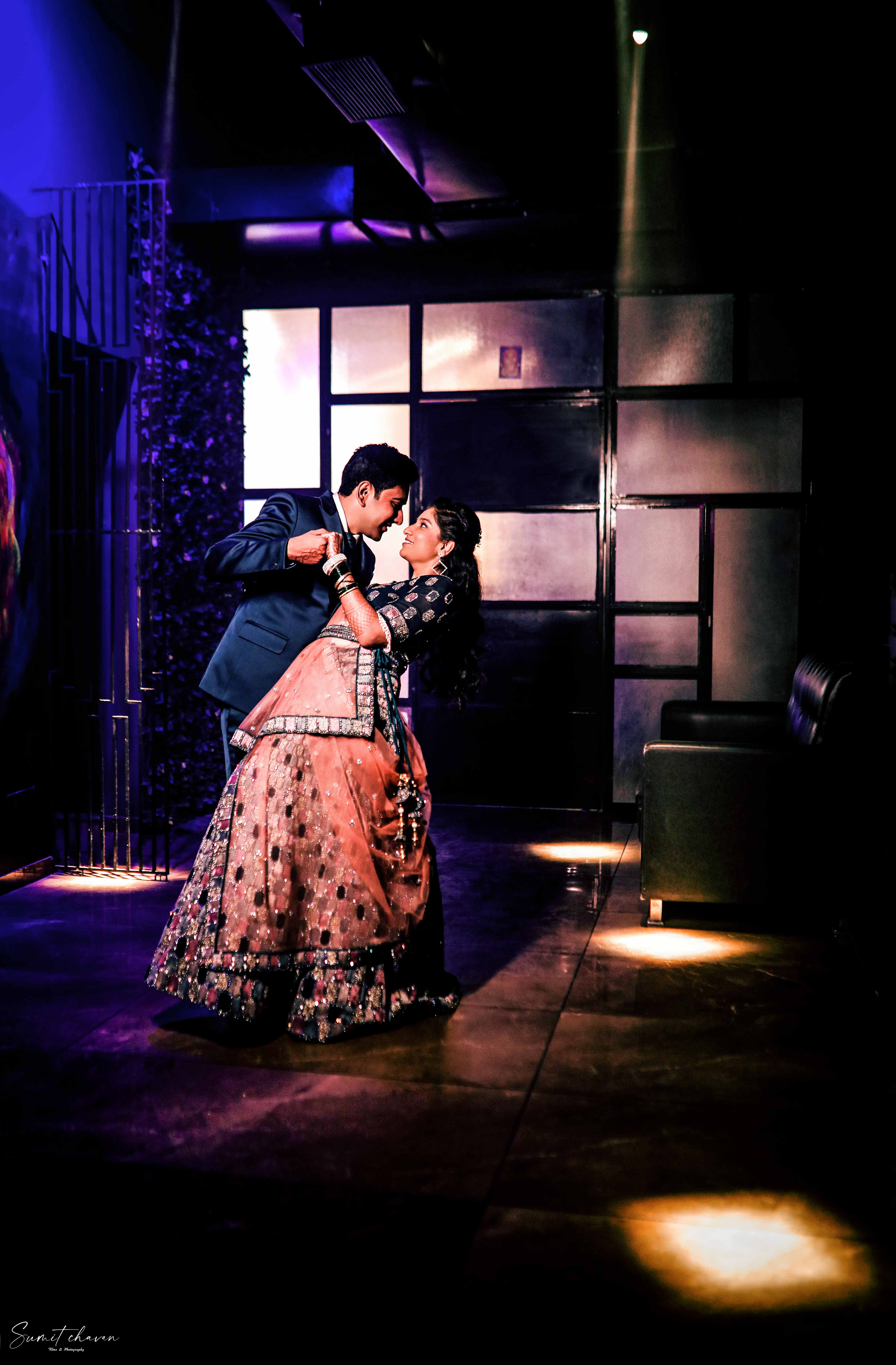 wedding couple magical moments