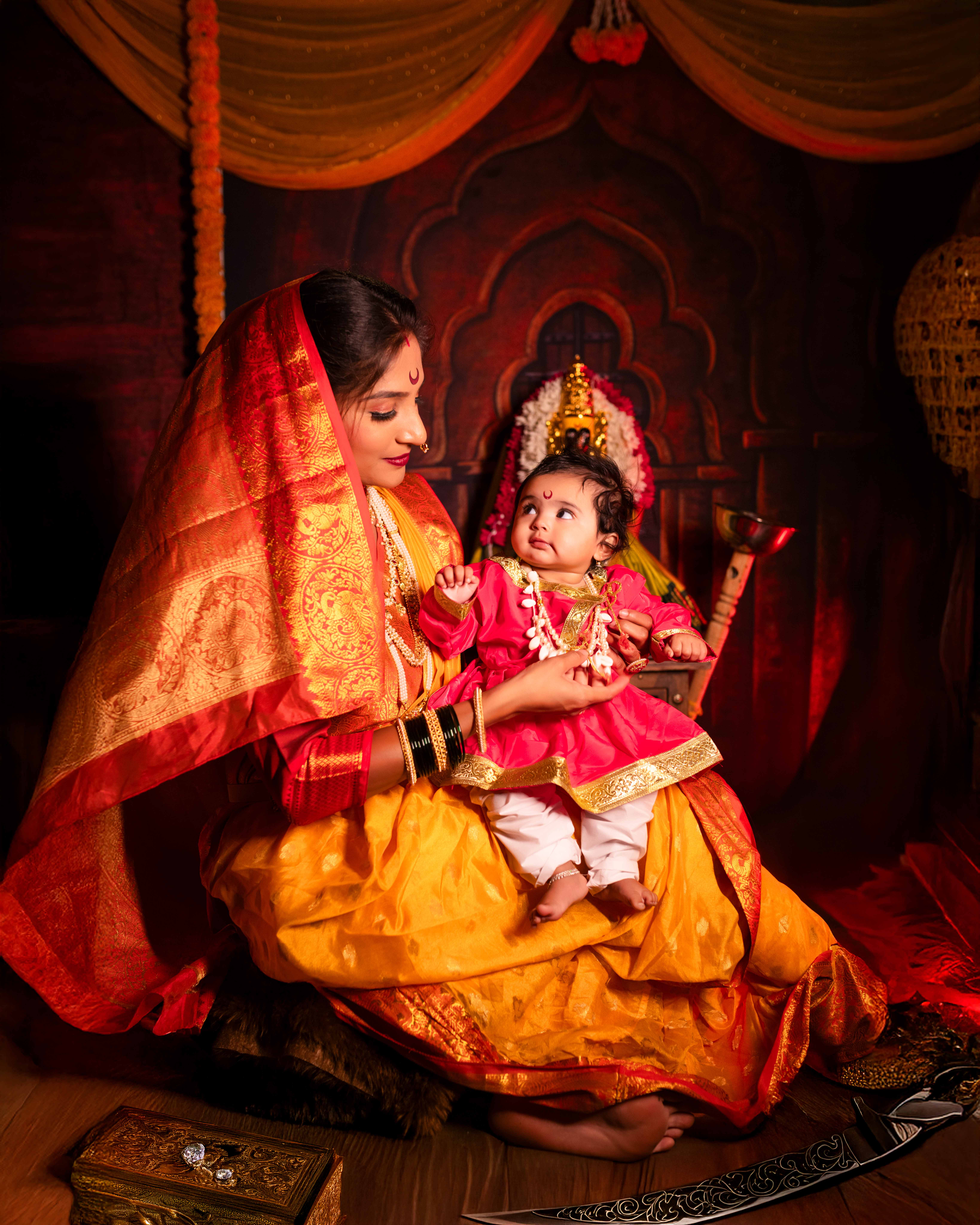 Newborn photography in Satara by Sumit Chavan - Baby portrait